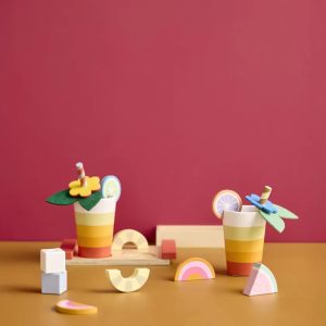 Set Bevande alla Frutta in Legno