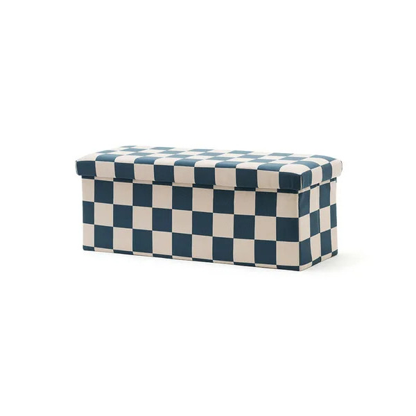 Pouffe contenitore teal