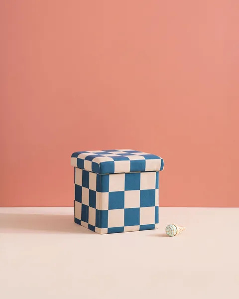 C Kid S Concept 1001064TTEAL 2 P.JPG Pouffe contenitore quadrato teal