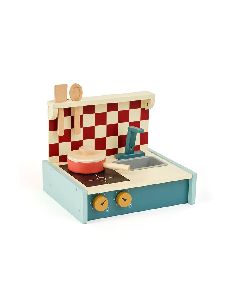 C---kid s concept---1001084KITCHEN.JPG Cucina Portatile Verde in Legno
