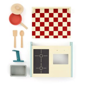 C---kid s concept---1001084KITCHEN_1_P.JPG Cucina Portatile Verde in Legno