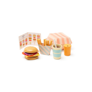 C---kid s concept---1001086HAMBURGER.JPG Set Hamburger in legno