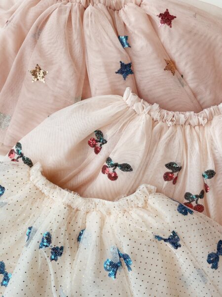 Gonna in tulle con stelle