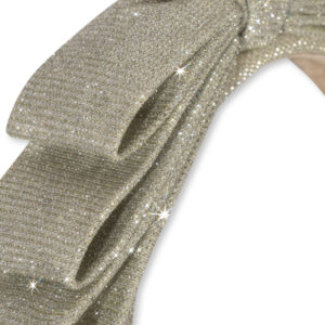 cerchietto con maxi fiocco glitter