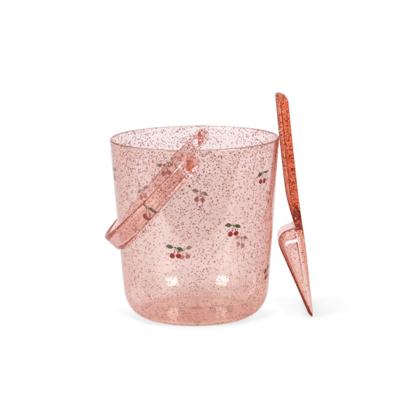 Set da spiaggia glitter e ciliegie