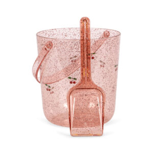 Set da spiaggia glitter e ciliegie