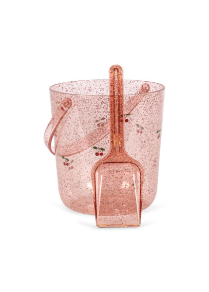 Set da spiaggia glitter e ciliegie