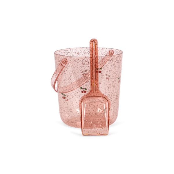 Set da spiaggia glitter e ciliegie