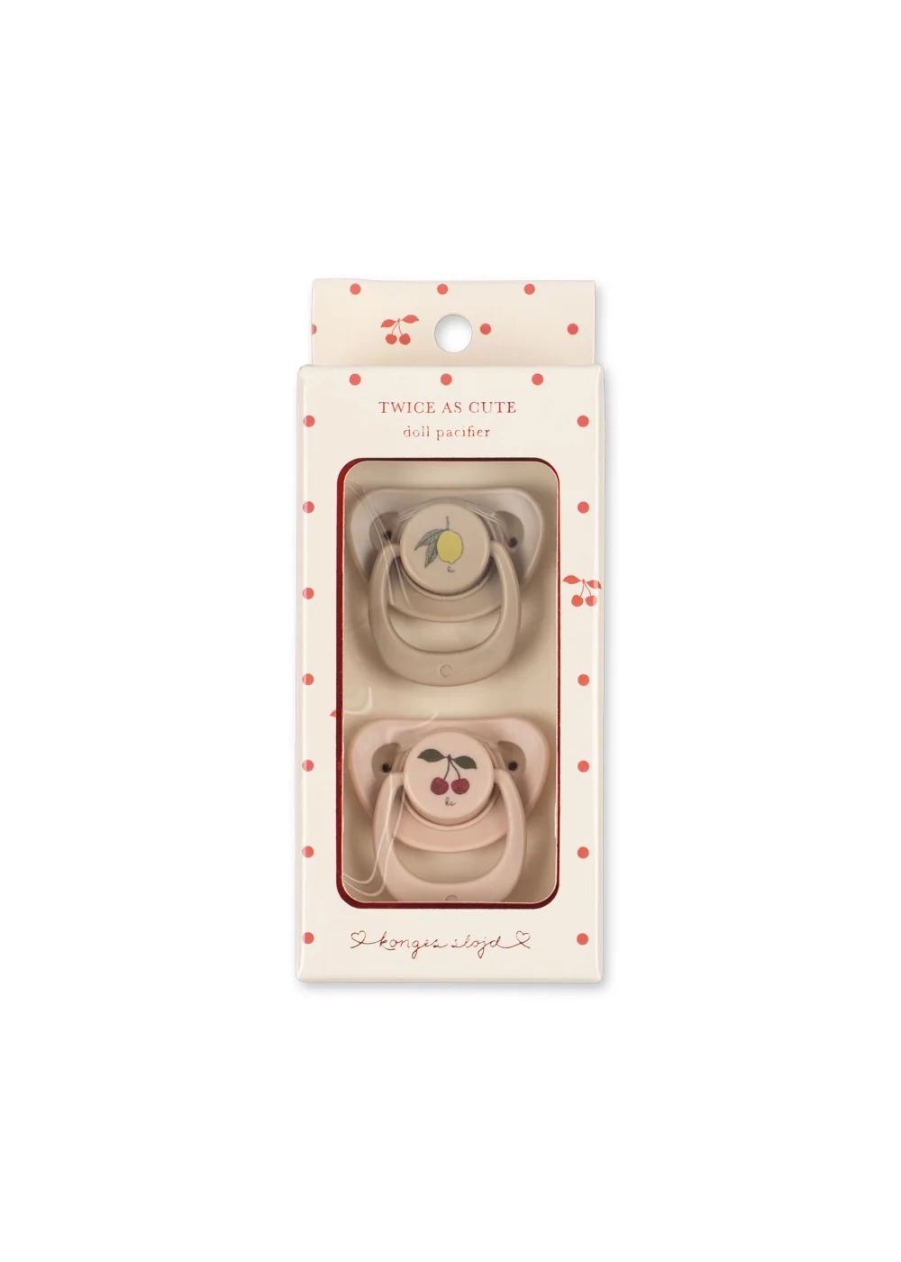 Set 2 Ciucci per Bambole Cherry/Lemon