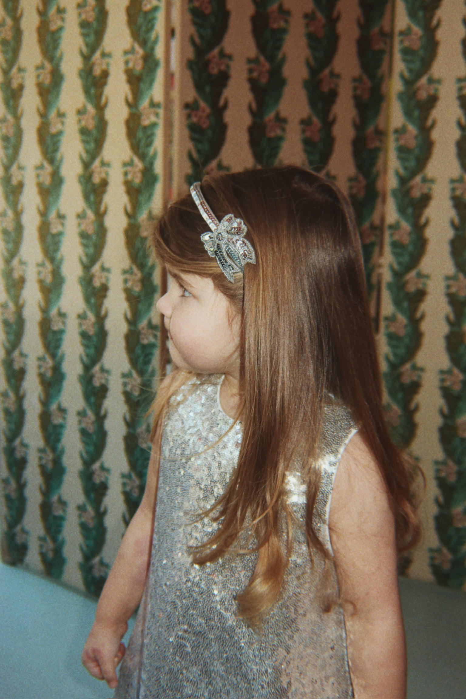 Cerchietto Sequin con Fiocco in Paillettes