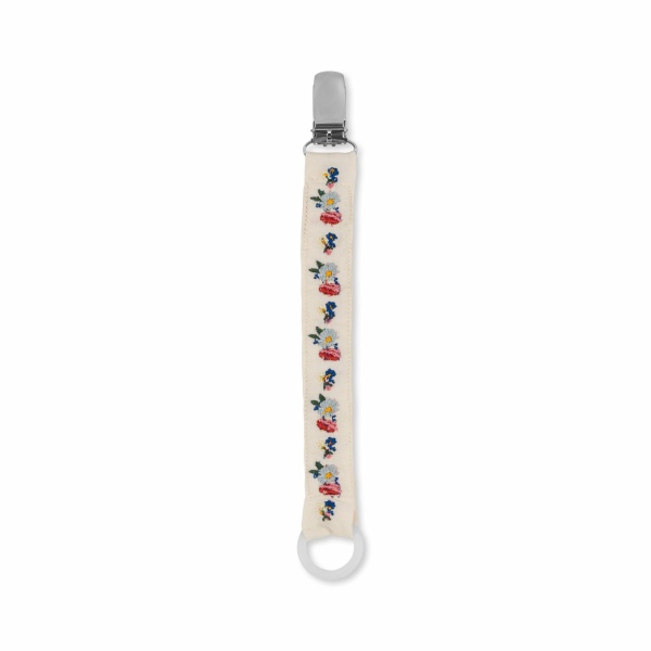 Cinturino per ciuccio stampa fiori