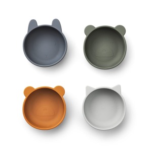 Set 4 ciotoline Iggy in silicone
