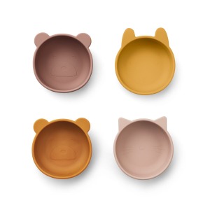 Set 4 ciotoline Iggy in silicone