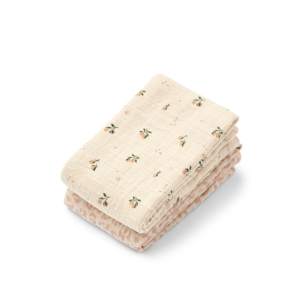 Set di 2 Mussoline in Cotone Biologico