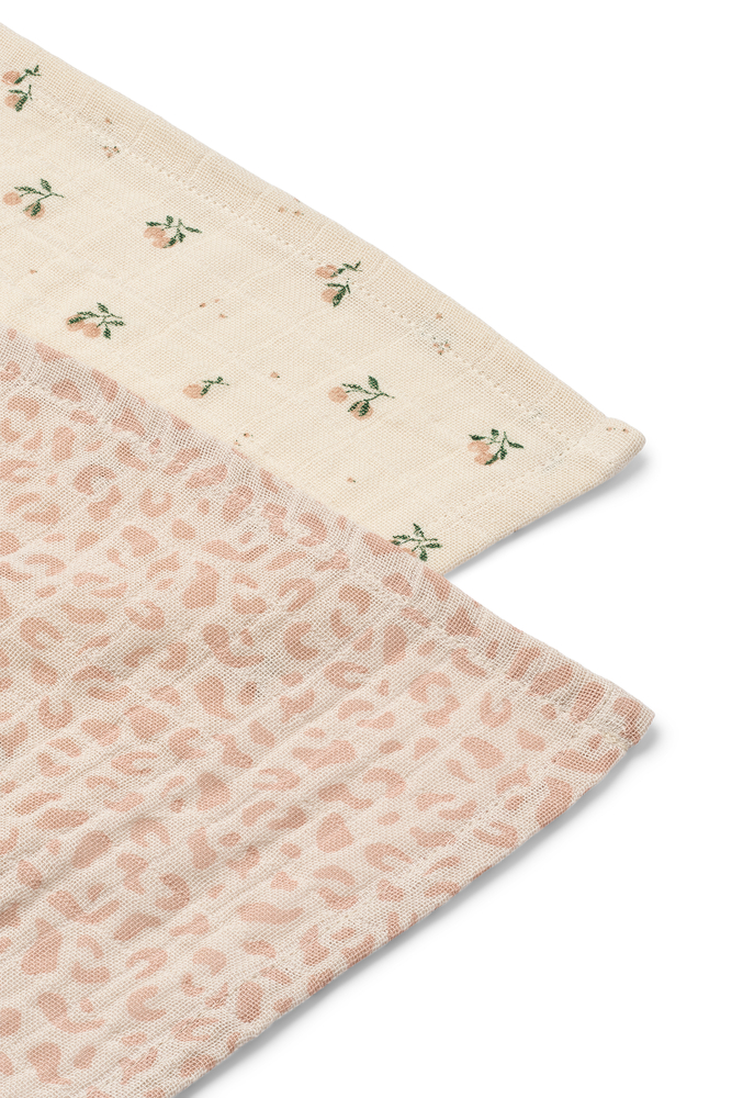 Set di 2 Mussoline in Cotone Biologico