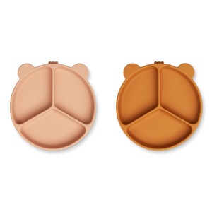 Set 2 piatti divisori STACY con ventosa