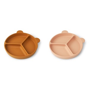 Set 2 piatti divisori STACY con ventosa