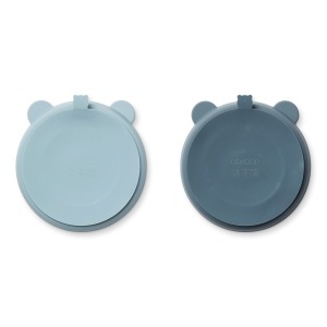 Set 2 piatti divisori STACY con ventosa