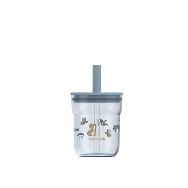 Bicchiere con cannuccia 250 ml
