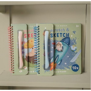 Libro Scratch & sketch Rosa & Friends