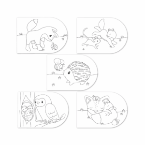 Libro di colori Forest Friends