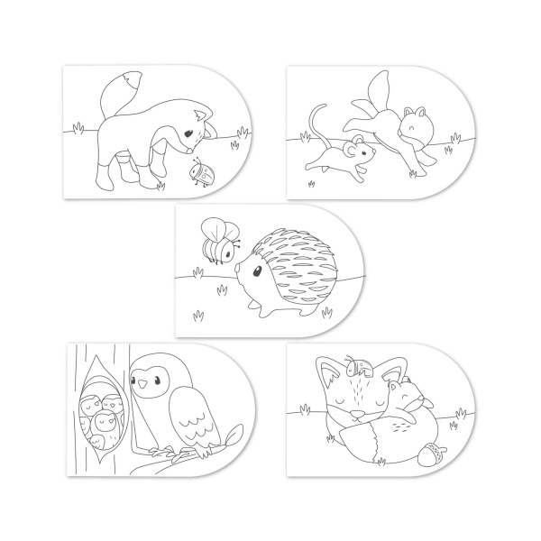Libro di colori Forest Friends