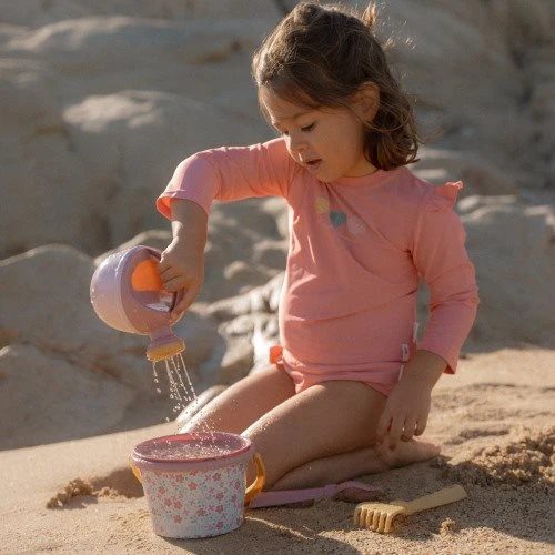 C Little Dutch 2014446FLOWER 4 P.JPG Set da spiaggia Fiori rosa