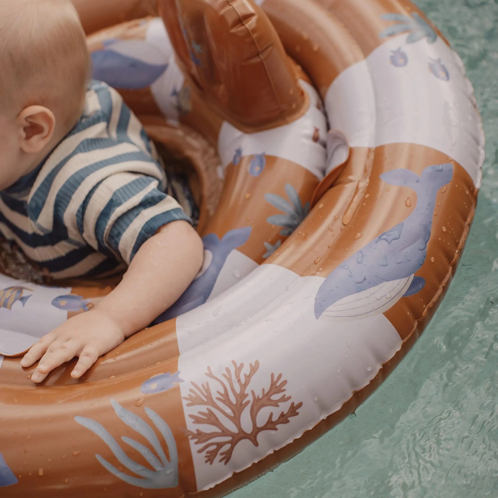Salvagente baby Ocean World marrone