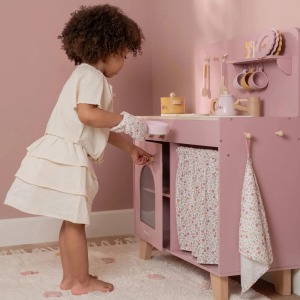 C Little Dutch LD2501ROSA 5 P.JPG Cucina in legno rosa