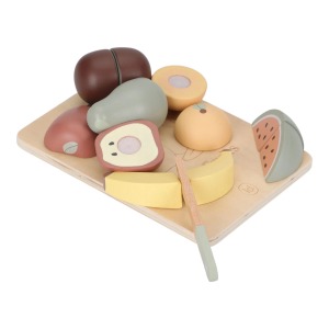 Set di frutta in legno
