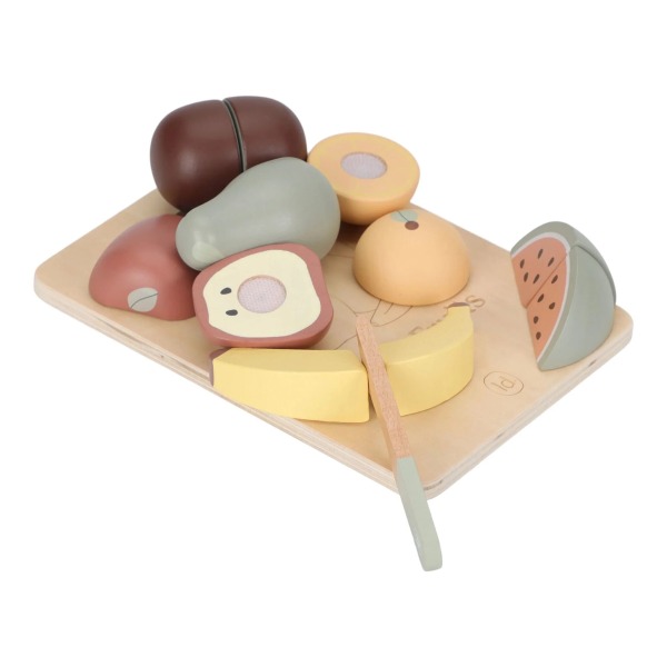 Set di frutta in legno
