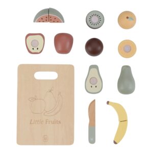 Set di frutta in legno
