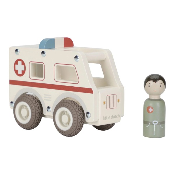 Ambulanza in legno
