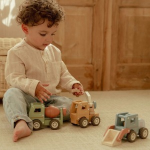 Camion Gru in legno