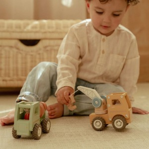 Camion Gru in legno