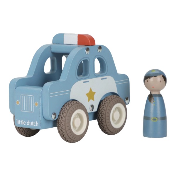 Macchina polizia in legno