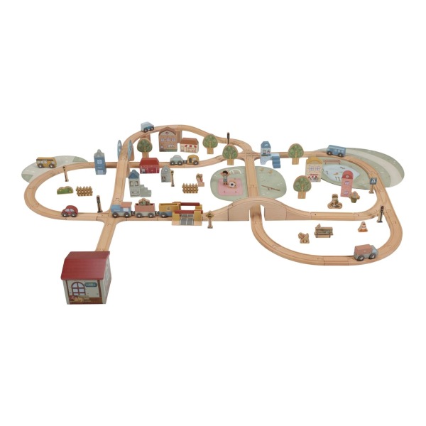 Binario del treno in legno – XL