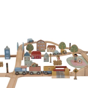 Binario del treno in legno – XL