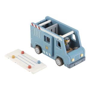Furgone della polizia in legno