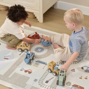 C Little Dutch LD2550CAR PLAY 3 P.JPG Tappeto gioco con macchinine