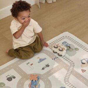 C Little Dutch LD2550CAR PLAY 4 P.JPG Tappeto gioco con macchinine