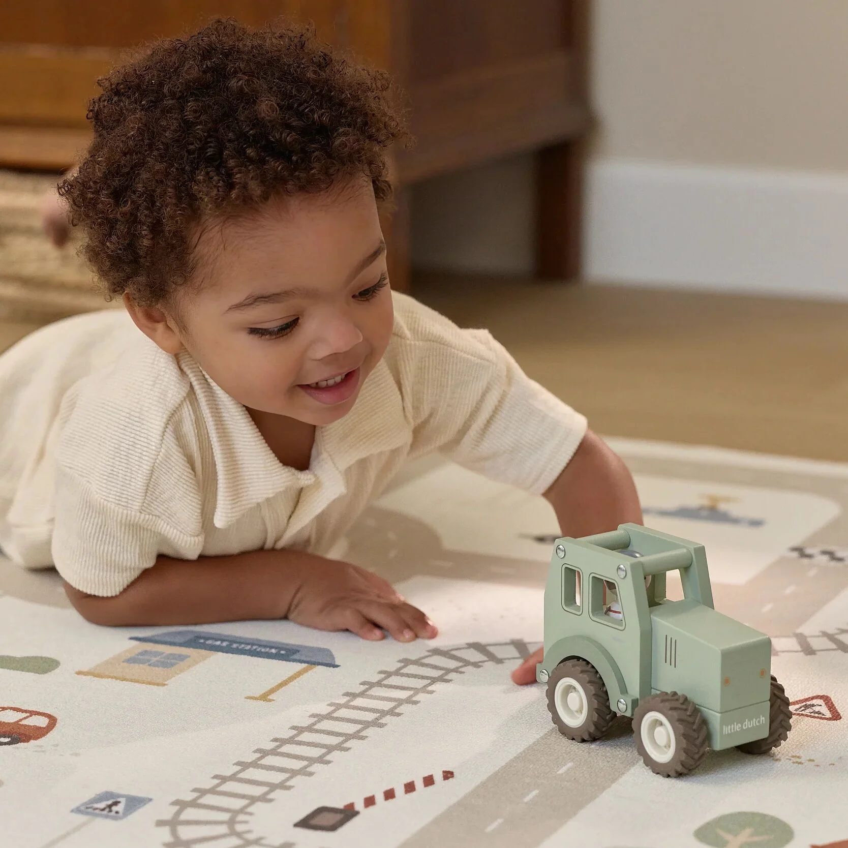 C---little dutch---LD2551TRACTOR_3_P.JPG Trattore in legno Verde