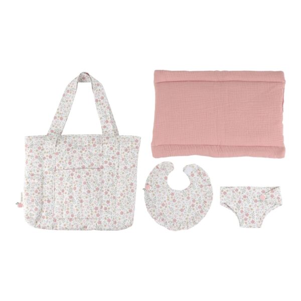Borsa Cambio per bambole Flowers