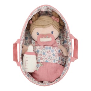 C Little Dutch LD4677ROSA.JPG Bambola Rosa con cestino morbido