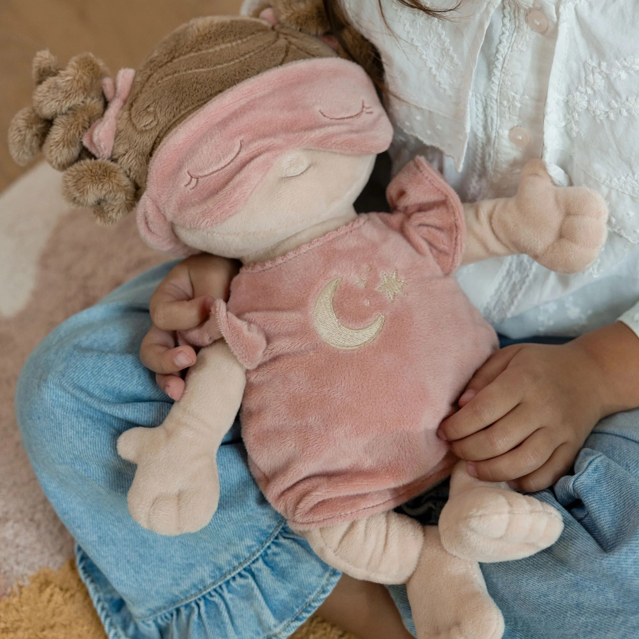Bambola Rosa con Sacco Nanna