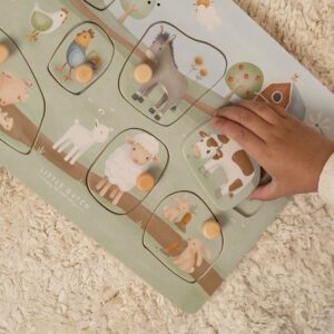 Puzzle sonoro in legno Little Farm