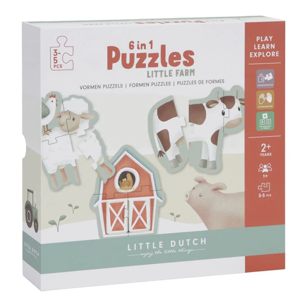 Puzzle 6 in 1 Little Farm