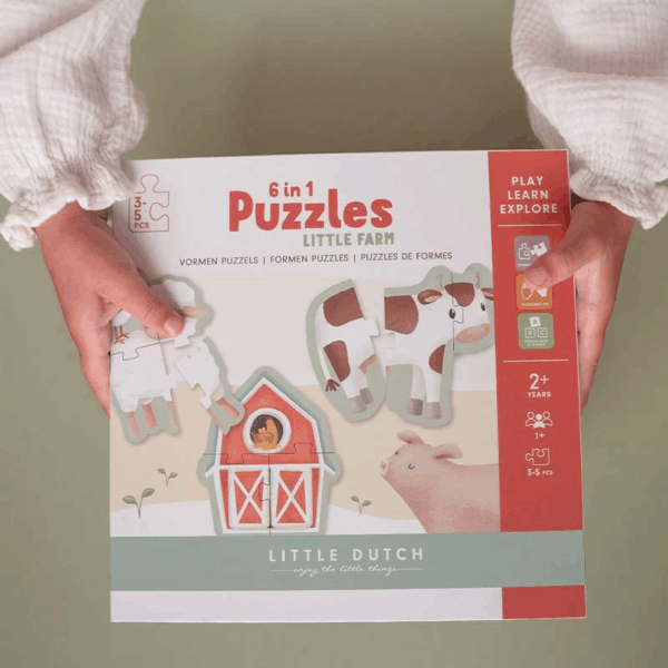 Puzzle 6 in 1 Little Farm