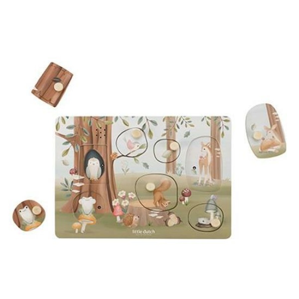 Puzzle sonoro in legno – Forest Friends