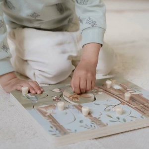 Puzzle sonoro in legno – Forest Friends